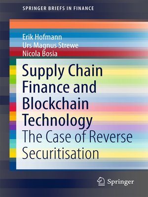 cover image of Supply Chain Finance and Blockchain Technology
